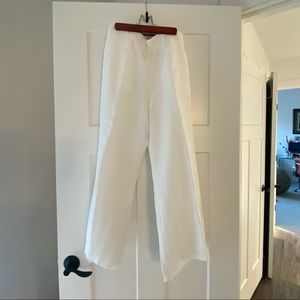 Faithfully the Brand Frayed Linen Pants
